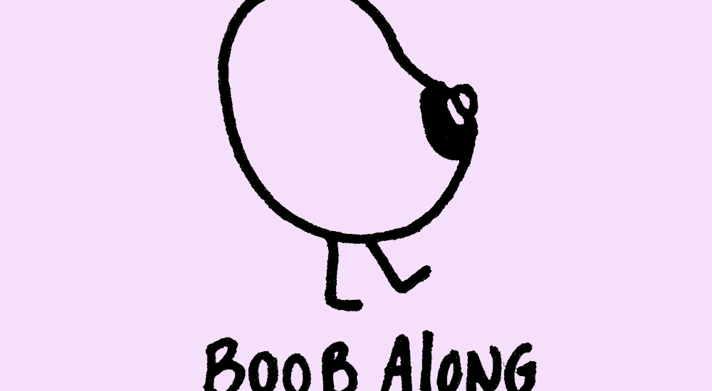 boob along positiveboob boob illustrator katjafred fred katja tekenaar drawing boob