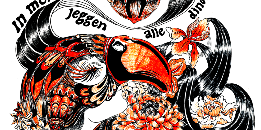 calander_kalender_huisvanbetekenis_dino_ei_mei_katjafred_illustration_illustration_tekenen_collectief_collectif_orange